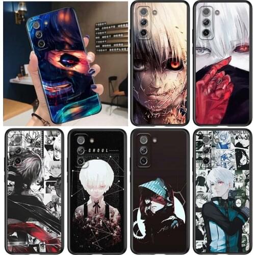 Tokyo Ghouls for Samsung Galaxy S21 Ultra Plus Note 20 10 9 8 S10 S9 S8 S7 S6 Edge Plus Black Phone Case