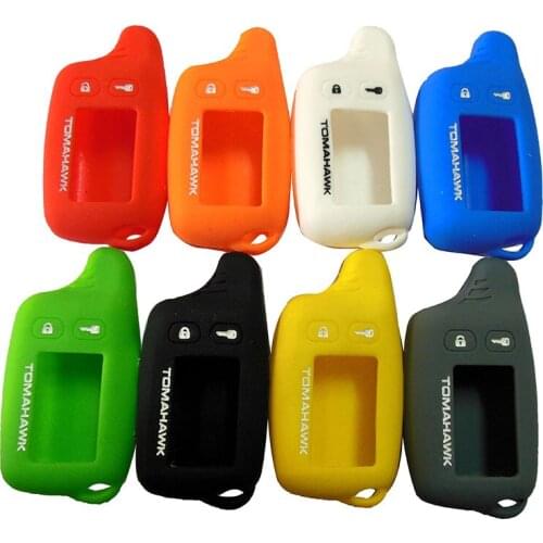 Case TW9010 Silicone case for Tomahawk TW9010 TW9030 TW7010 Lcd car remote controller wholesale 10pcs/lot free shipping