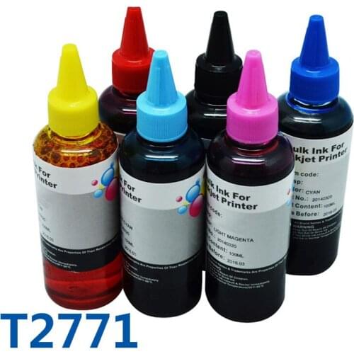 T277 T2771 Excellent Bulk CISS Ink Refill Ink For Printer For Epson Expression Premium XP-850 XP-950 XP-860 XP-960 Printer Ink