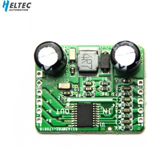 Digital Power Amplifier Board Class D 2x5W Dual HT8698 Differential Input 2.5-5.5V Boost Adjustable