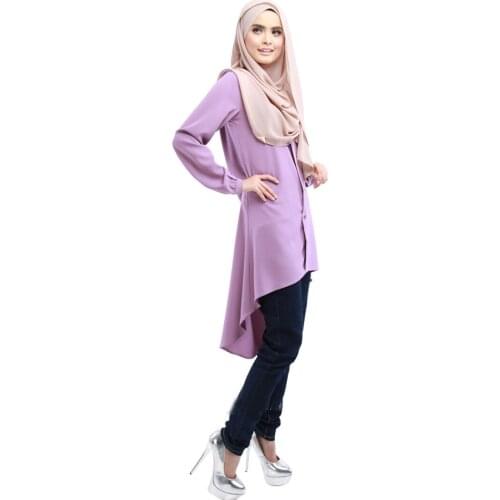 Fashion new design muslim shirt adult blouse islamic top not include the pants