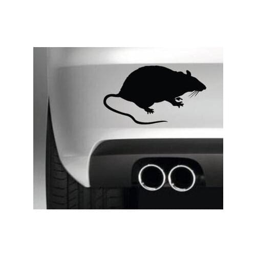 For RAT SILHOUETTE CAR BUMPER STICKER ER VAN 4X4 WINDOW PAINTWORK DECAL GRAPHIC Car Styling