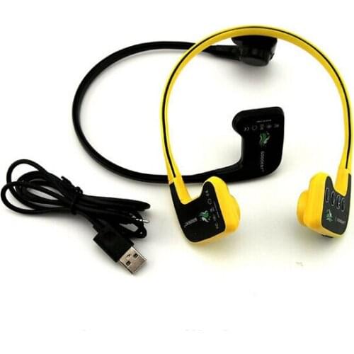 Super bone conduction headset For swimming MP3 music player 8GB Waterproof Bone Conduction Earphone BH-905