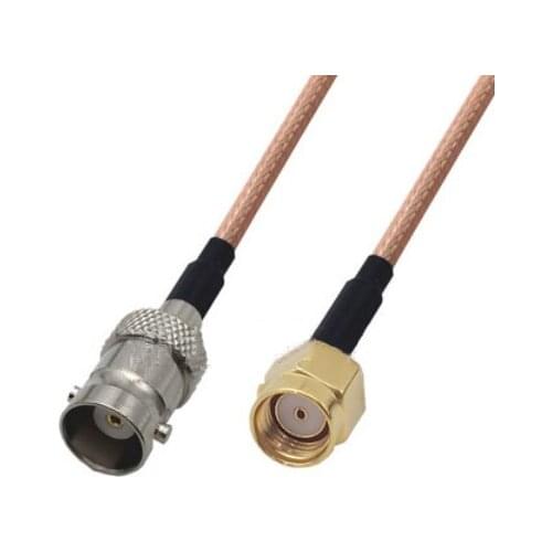 RP-SMA Male to BNC Female Connector Pigtail Jumper RG316 Cable 50 ohm
