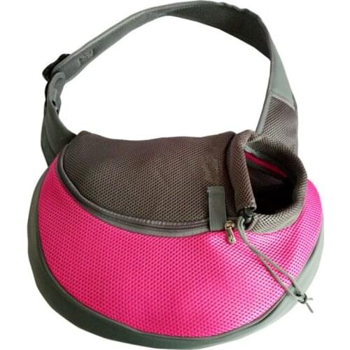 Pet Dog Sling Carrier Breathable Mesh Traveling Outdoor Carrier Cats Dogs Bag Carrier Sling Small Dog Pet Carrier Pet Supplies