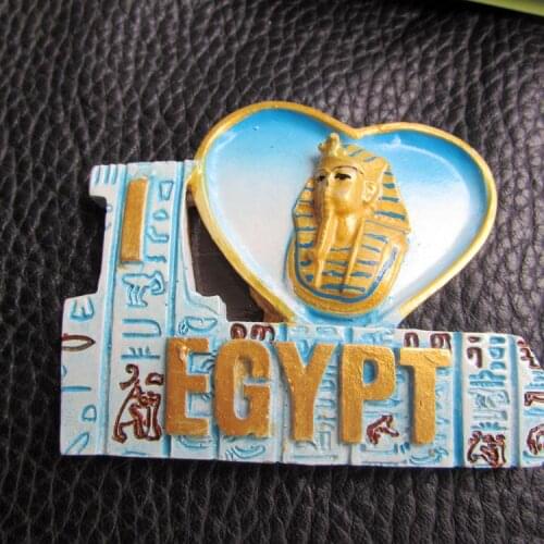 Tourism Memorial Fridge Magnet Egyptian Pharaoh Queen Magnetic Gift