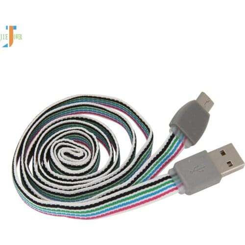 USB Cable 1m Cotton Knitting Fast Charge Data Cable for IPhone XS Micro USB Charger Cable Type C Cable for Samsung S9 50pcs/lot