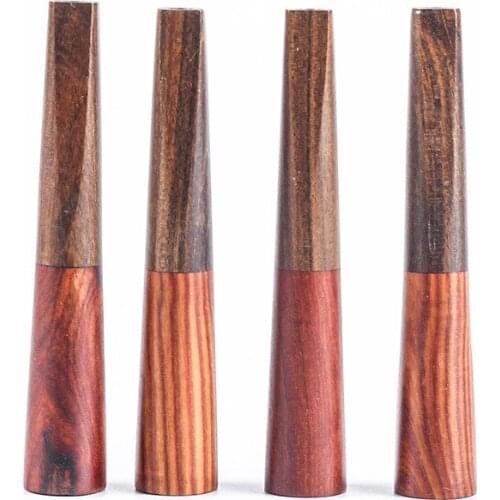 V-mouth solid wood cigarette holder hand-rolled cigarette holder multi-function male and female thin cigarette holder smoking