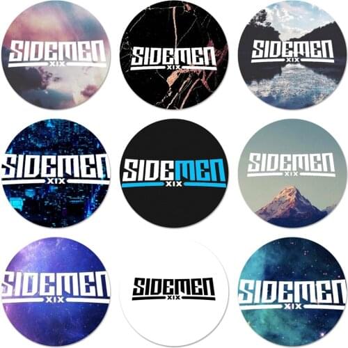 Sidemen logo Icons Pins Badge Decoration Brooches Metal Badges For Clothes Backpack Decoration