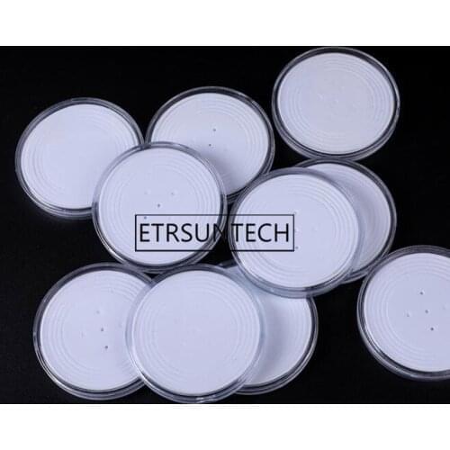 100pcs Clear Round Direct Fit Airtight Coin Capsules Holder Display Storage Case With Adjustable EVA Gasket Pad Ring
