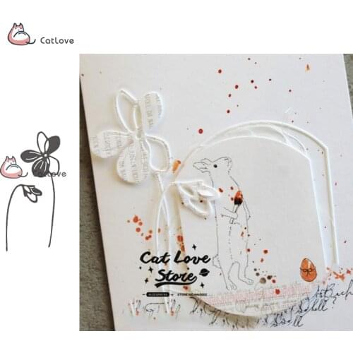 2PCS Flower Plant Metal Cutting Dies Stencils For DIY Scrapbooking Paper Card Decorative Craft Dies Embossing Die Cuts New 2019