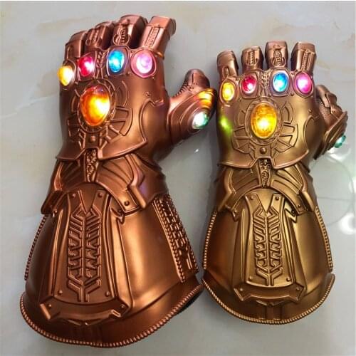 The 4 Led Gauntlet Stones War Led Glove Kids&Adult Halloween Gift Cosplay