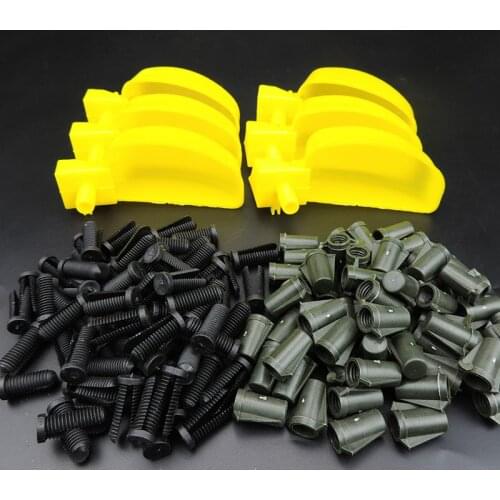 50 Sets Bird Quail Pigeon Waterers Automatic Drinking Hanging Cups Chicken Drinker Bowl Bird Feeder Watering Equipment