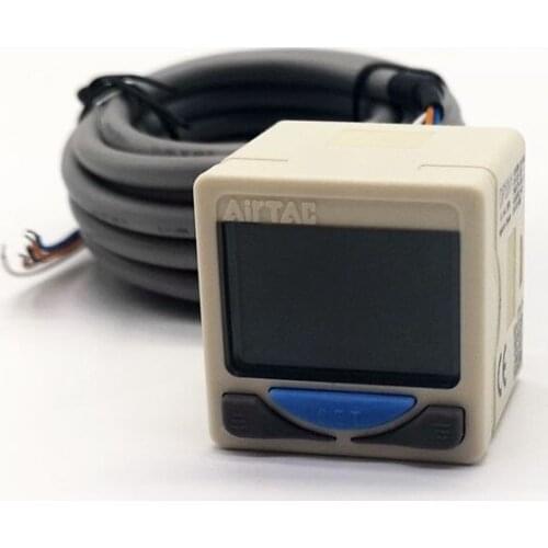 AirTAC Digital Display Pressure Switch DPSN1-01020 NPN Type Sensor Switch 1/8'' with Female Thread M5 line length 2m
