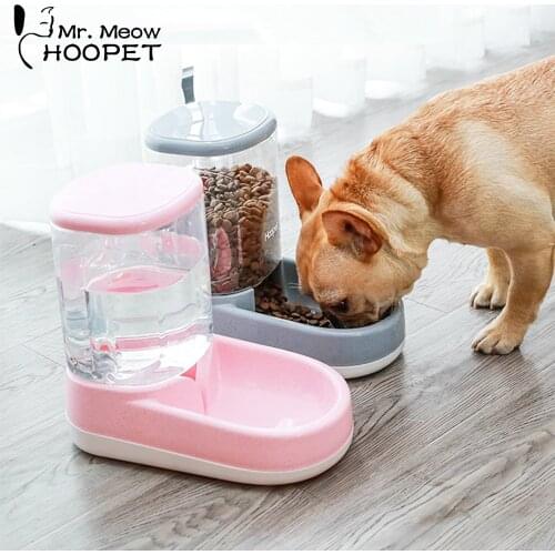 Hoopet 3.8L Pet Automatic Feeder Dog Cat Drinking Bowl For Dog Water Drinking Cat Feeding Large Capacity Dispenser Pet Cat Dog