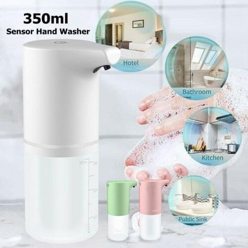 Automatic Soap Dispenser USB Charging Infrared Induction Sensor Washer Bathroom Kitchen Hand Sanitizer Dispenser Touchless Foam