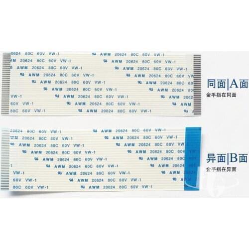 Free shipping 100PCS Co-directional A/reverse A 1.0MM pitch FFC/FPC soft cable 36PIN 40CM long