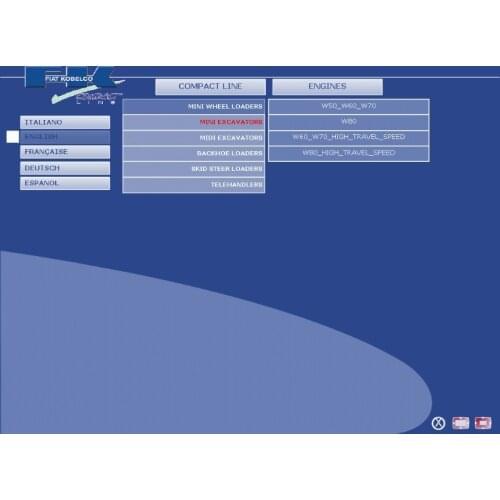 ForFiat Kobelco Repair - Compact Line Repair