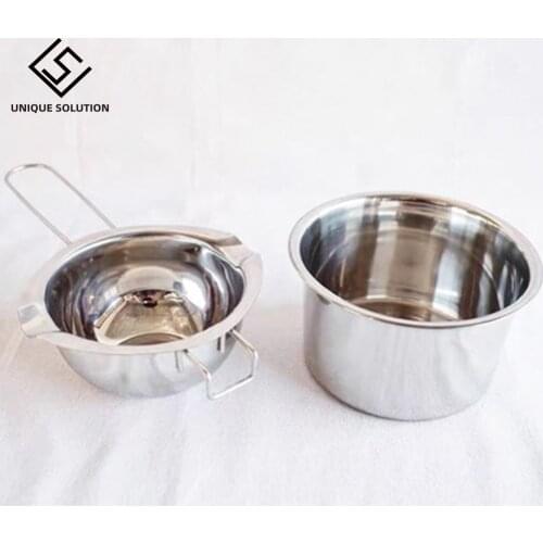 Long Handle Wax Melting Pot, DIY Scented Candle Soap Chocolate Butter Melting Pot, Handmade Soap Chocolate Tool, Stainless Steel