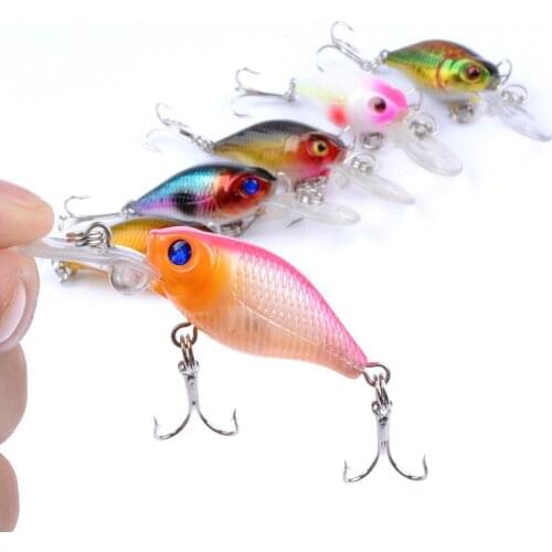 1Pcs 6cm/4.5g Long Lip Crank Fishing Lure Baits With 8# Hooks Diving 0.3m-1.2m Artificial Hard Isca Wobblers For Pike Fishing