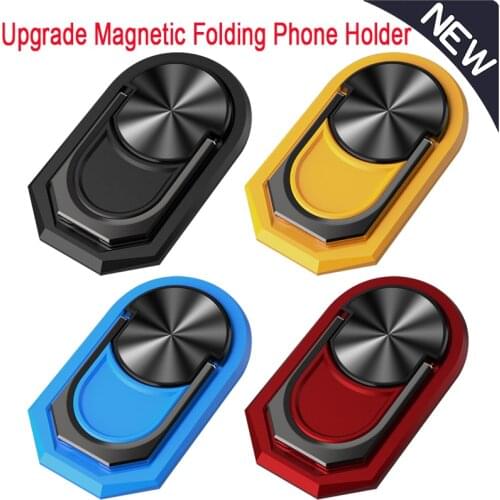 Mobile Phone Stand 360 Degree Rotation Multi-purpose Magnetic Phone Holder Convenient Magnetic Function Folding Design