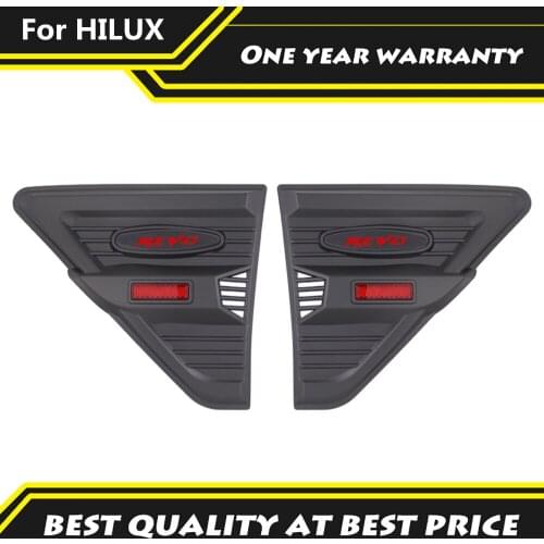 Matte Black Side Vent Cover JDM Decoration Auto Side Wind Lamp Tuning Car Body Parts Styling For Hilux Revo Rocco 2015-2020