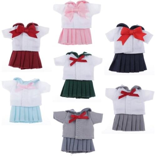 Lovely Doll Uniform Skirt For Obitsu11 Doll Party Casual Outfits