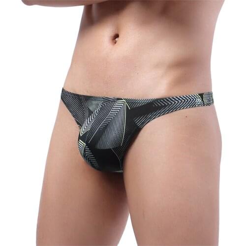 Fashion Colorful Mens Panties Low-Waist Seamless Sexy Thong Gay Male Jockstrap Underpants Sexy Lingerie Sissy Erotic Underwear