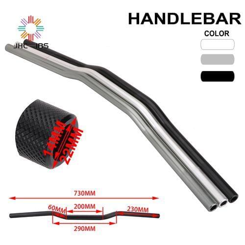 Motorcycle 7/8" 22MM Aluminum Alloy Handlebar Drag Straight Bar Custom For Harley KTM HONDA YAMAHA SUZUKI KAWASAKI BMW Street