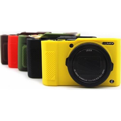 Soft Silicon Rubber Case Cover Frame Body Protector for Panasonic Lumix DC LX10 LX15