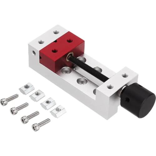Mini Bench Vise Clamp 0-50mm Clamping Tool for CNC 1610 1310 1419 Engraver All 2020Aluminum Profile Worktable DIY Desktop Pliers