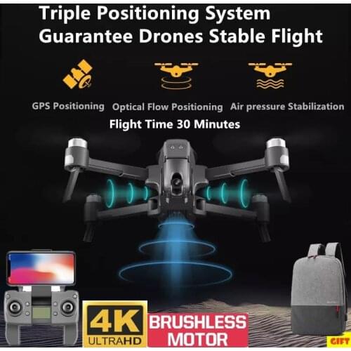 Newest Professional Brushless Mark300 Drone GPS Quadcopter With Dual Camera HD 4K 1080P 1.6KM Distance Flight 30minu Helicopter