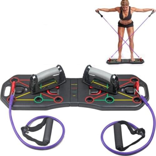 Push-Up Rack Board Training Sport Workout Fitness Gym Equipment Foldable Push Up Stand Abdominal Muscle Body Building Exercise