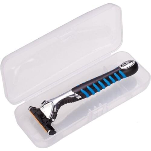 Portable Travel Razor Box Storage Box and Holder Shaver Handle Case Only For Gillette Shaving 1 Pc (Only Box )