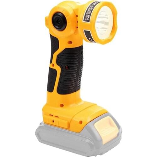 For Dewalt Battery Pack 3W 14.4-20V Flashlight Handheld LED Work Light Lithium Batteries Spotlight USB Outdoor Lamp