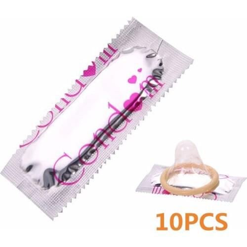 10pcs Condoms for Men Sex Products Natural Latex Condoms with Lubricated Oil Condom Safe Contraception Sex Toys for Men