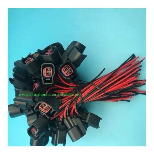 Free shipping 8/10/20/50/100 pcs Fuel Injector Connectors EV6 EV14 USCAR Pigtail Harness Socket Plug Wires