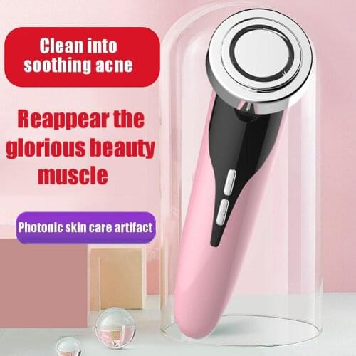 Pink Electric Wash Face Machine Facial Pore Cleaner Body Cleaning Massage Mini Skin Beauty Massager Face Washing Brush