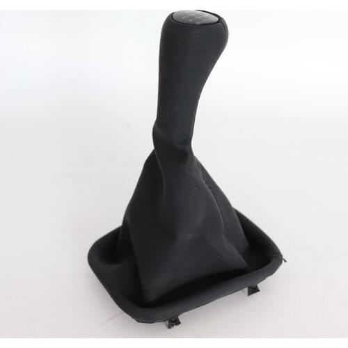 5 Speed 6 Speed Car Shift Knob For BMW E46 Left Hand Driving LHD Gear Lever Knob With Leather Boot With M Logo