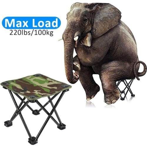 Oxford Cloth Folding Camping Chair Portable Fishing Stool Max Load 220lbs Beach Chair Seat For Outdoor Camping Fishing
