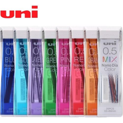 4Pcs Uni 0.5mm Colored Mechanical Pencil Leads 202NDC Painting Special Mechanical Pencil Refills School Stationery Supplies