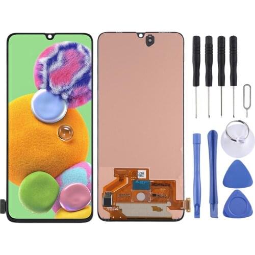 Super AMOLED Material LCD Screen and Digitizer Full Assembly for Samsung Galaxy A90 5G