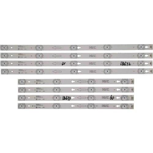 LED Backlight strip for TCL 49"TV L49P1A-F ShineOn 2D02900 2D02899 LVF490CSOT D49A620U LB4905-YH06 TOT_49_D2900_4X4+4X5_3030C