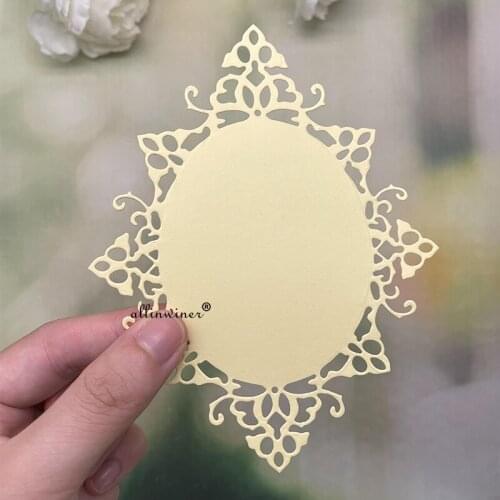 Corner lace frame DIY Craft Metal Cutting Die Scrapbook Embossed Paper Card Album Craft Template Stencil Dies