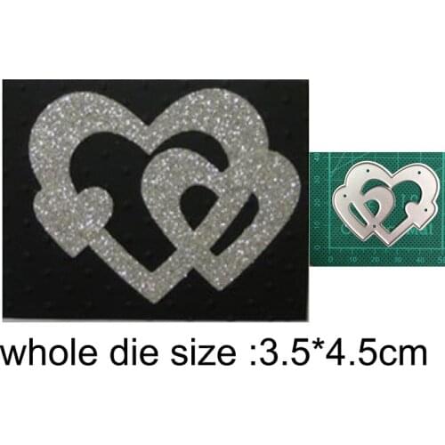 2021 Cutting dies heart frame metal cutting dies cut die mold decoration Scrapbooking dies knife mould blade punch stencils dies