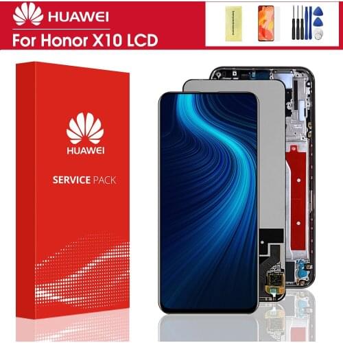6.63" Original For Huawei Honor X10 5G LCD Touch Screen Display Digitizer With Frame Assembly For Huawei Honor X10 Display