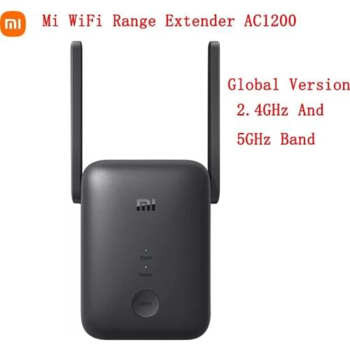 Global Version Xiaomi Mi WiFi Range Extender AC1200 2.4GHz And 5GHz Band 1200Mbps Ethernet Port Amplifier WiFi Signal Router