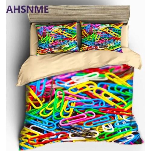 AHSNME Customizable Pattern Bedding set Color Psychedelic lighting effects in Quilt Cover High-definition Print Home Textiles