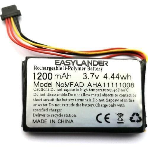 1200mAh GPS Battery AHA11111008 VFAD Battery for TomTom 4FL50 4FL60 Go 5000 GO 5100 Go 6000 GO 6100 PRO TRUCK 525 GPS DVR