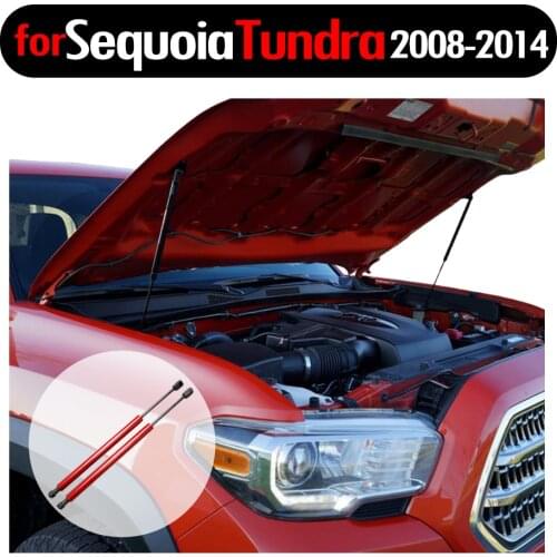 Car Hatch Lift Supports Hood Bonnet Gas Struts Spring for Toyota Sequoia 2008-2014 for Toyota Tundra 2007-2013 739mm Damper